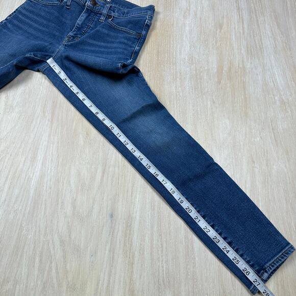 Madewell 9" Mid Rise Skinny Leg Stretch Casual Everyday Classic Denim Jeans 27 - Picture 10 of 15